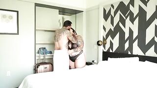 BBW Cheating Wife Fucked by Hotel Guest in Steamy Scene