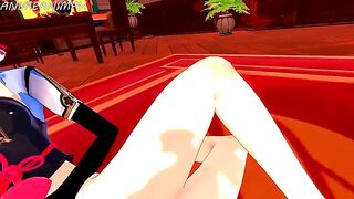 Genshin Impact Ayaka x Keqing lesbian hentai 3D