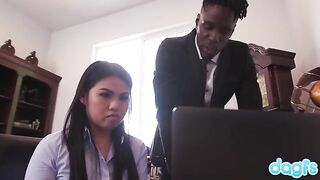 Small asians are the best for big black cocks