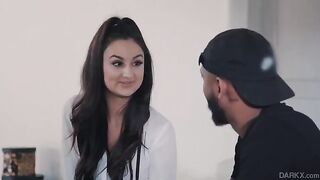 A fun schoolgirl in a steamy scene with a captivating Eliza Ibarra