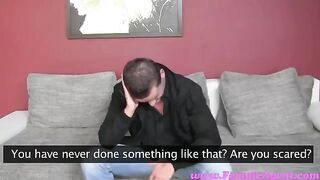 The chick forced the actor to do blowjob at the casting