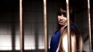 Two hot lesbians are fucking in their cell, the guards didn’t care