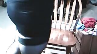 The guy got excited after putting on a woman's clothes outfit