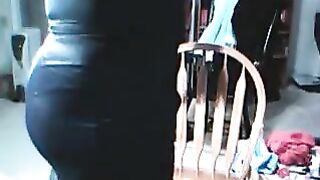The guy got excited after putting on a woman's clothes outfit