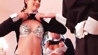 A nun forced three girls to have lesbian sex with toys