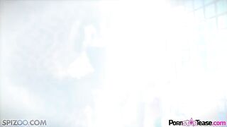 Beautiful Alison Tyler caresses her pussy in a hot solo video