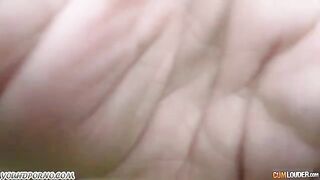 The blond girl was fucked on the road in her ass