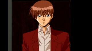 A big-eyed Hentai girl is sucking dick with her amazing skills in this hot video