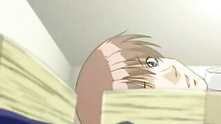 A big-eyed Hentai girl is sucking dick with her amazing skills in this hot video