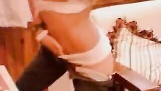 Friends did not expect such sex from their friend's girl