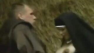 A pregnant nun gets fucked by a taxi driver in this hot clip