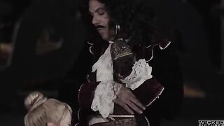 The man experienced the luxury of a blowjob from a glamorous whore