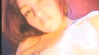 A girl fucks herself in all holes with powerful vibrators