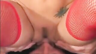 A chick in linen stockings sat on her face, showcasing some intense pussy licking action that could rival even the passionate BDSM-inspired videos of a married couple who love to get wild