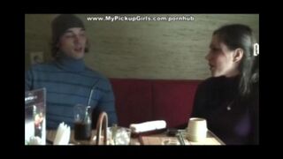 Russian girl fucks with a black guy immediately after meeting