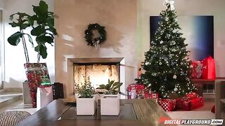 A man received a dick in his stocking from Santa Claus