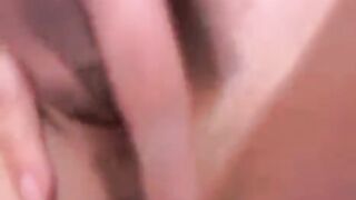 Russian webcam model with small boobs CreamMeow plays with toys on camera