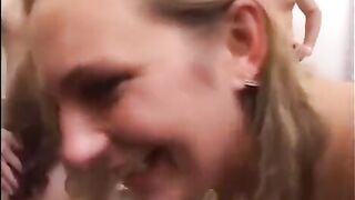 A youth is having sex with many girls at once