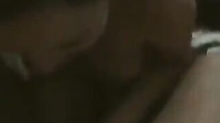 Busty woman dancing naked in front of her husband, showcasing her allure