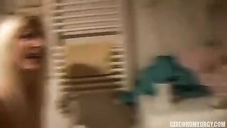 Bunch of wet pussies gets fucked by guys in a crazy group sex party