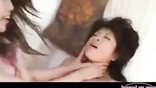 Korean girls are having a lot of fun without any clothes on