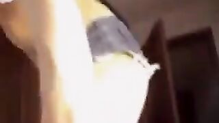 Big natural tits of hot Russian teen
