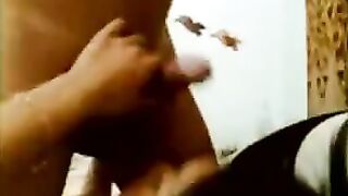 An Asian guy was fucked hard in his hotel room, caught on cam