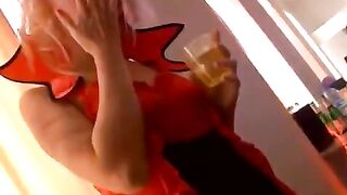 Students fucked each other at a Halloween party, inspired by wild college orgies
