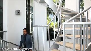Masseuse works with two clients at her house