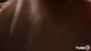 College girls are stripping and fucking after the party