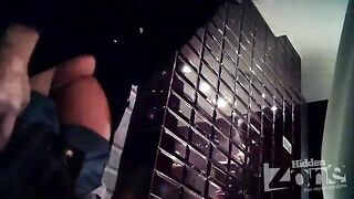 Peeping at the cafe toilet, hidden camera in use
