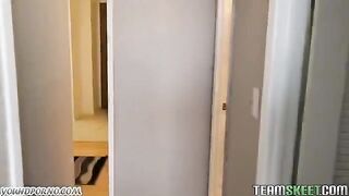 A student fucked a girl in the hostel, it was just great