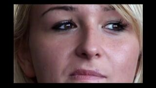 She got her asshole gapped and then sucked a cock in cum