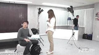 Japanese girl at the casting, part 1 - brunette teen eporn