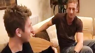 A sister poses naked, and a brother throws all his clothes away