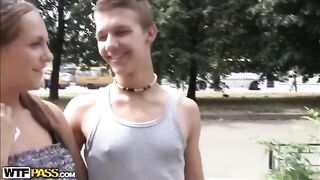 Two girls were licked by a guy, and it was incredibly hot