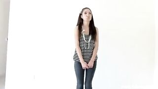 A beautiful virgin girl has her very first experience today