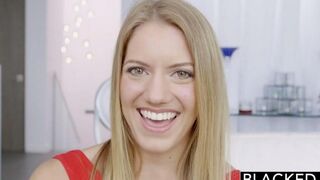 A huge black cock in all holes of a blonde beauty