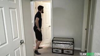 A red-haired girl was fucked in her sweet red pussy