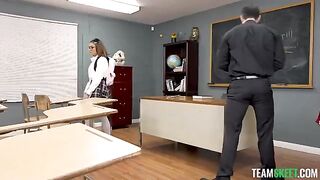 You have to go to the exam immediately, beautiful girl