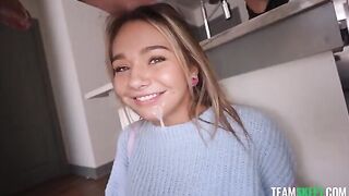 A blonde girl in POV enters a new level of intimacy on Deeper