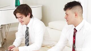 A girl has secret crushes on two guys at her workplace