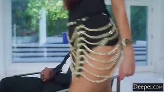 Security guard fucked brunette after checking her ID