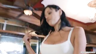 A woman is waiting for a cock in her pussy in this hot video