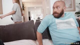The man came home and his girlfriend was creampied by someone