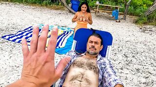 Labor Day became not so boring after meeting a girl on the beach