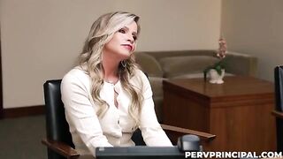 Boss assures the girl that he will take responsibility