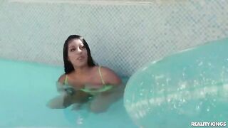 A lesson on how to swim can turn into a fuck