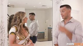 Cory Chase, the busty blonde MILF, gets her ass railed by a real estate agent