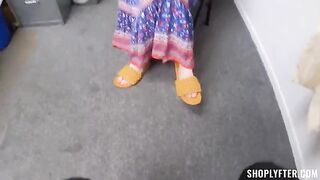 A repeat offender gets caught shoplifting in a tricky situation